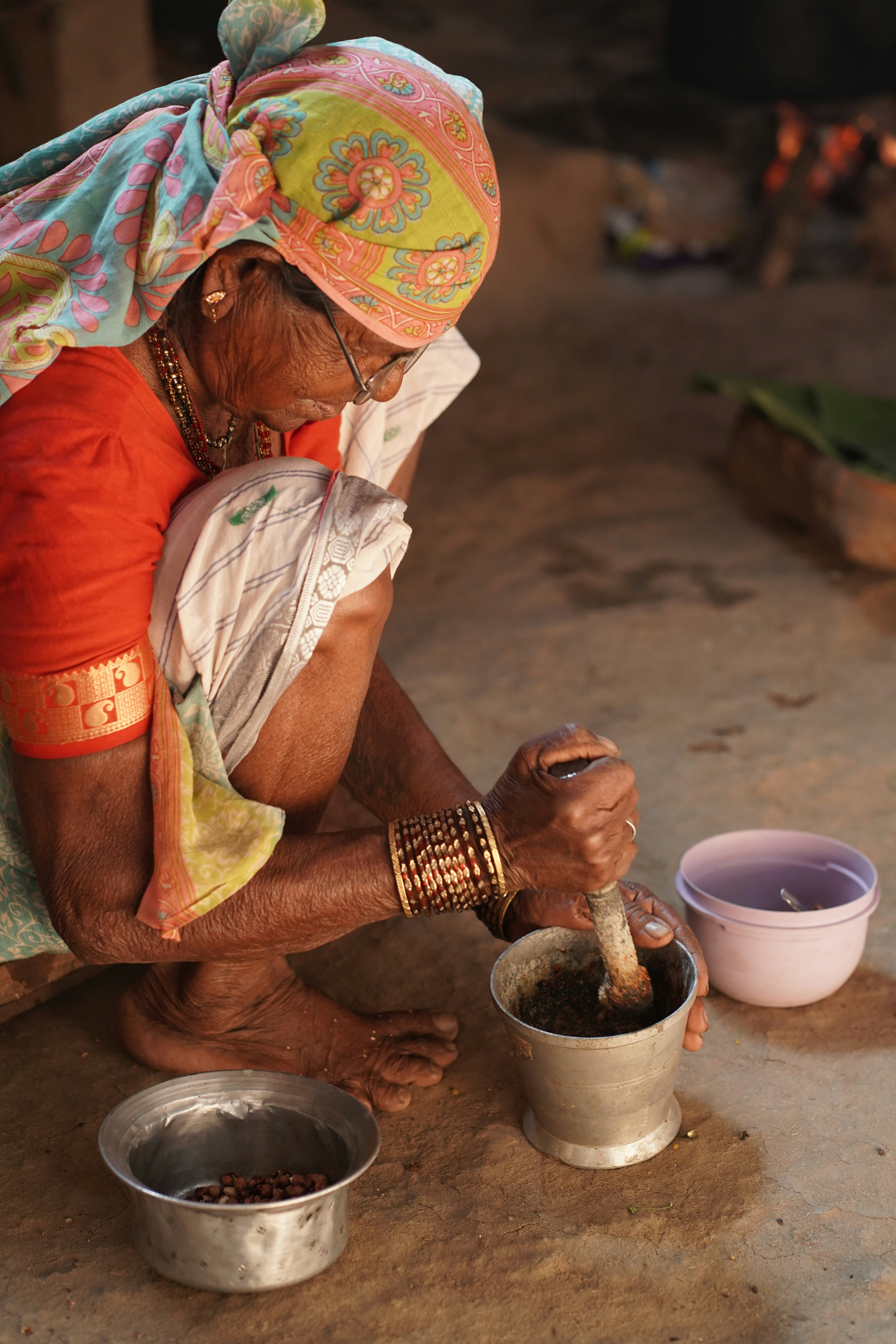 Traditional spice processing